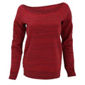 Front - Bella Triblend Slouchy Damen Sweatshirt mit weitem Ausschnitt