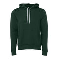 Front - Bella + Canvas Unisex Fleece-Pullover mit Kapuze