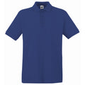 Atlantik meliert - Front - Fruit Of The Loom Premium Herren Polo-Shirt, Kurzarm