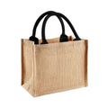 Front - Westford Mill Jute-Tasche / Jute-Mini-Geschenktasche, 6 Liter