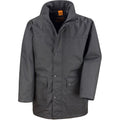 Front - Result Herren Platinum Arbeitsjacke / Arbeitsmantel