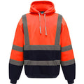 Front - Yoko Herren Hi Vis Reflektor Kapuzenpullover