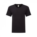 Front - Fruit of the Loom - "Iconic 150" T-Shirt V-Ausschnitt für Herren