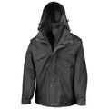 Front - Result Herren 3-in-1 StormDri Jacke mit Reißverschluss und Druckknöpfen, wasserabweisend, winddicht