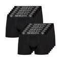 Front - Henleys - "McBlacken" Boxershorts für Herren(12er-Pack)