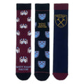 Front - West Ham United FC - Kleid Socken für Herren/Damen Unisex(3er-Pack)