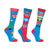 Front - Hy - "Jolly Elves" Socken für Damen - weihnachtliches Design(3er-Pack)