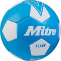 Fluoreszierendes Blau-Weiß - Back - Mitre - "Flare" Fußball 2024