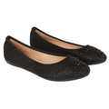 Front - Good For The Sole - Damen Ballerinas "Tammy", Glitzer