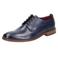 Front - Base London - Herren Oxford-Schuhe "Script", Gewaschen, Leder