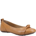 Front - Hush Puppies - Damen Pumps "Jada Knot", Ballerina, Leder