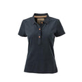 Front - James and Nicholson Damen Vintage Poloshirt