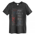 Front - Amplified - "The Wall" T-Shirt für Herren/Damen Unisex