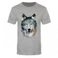 Front - Unorthodox Collective Herren T-Shirt mit Wolf-Design