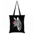 Front - Grindstore Tragetasche Clever Stripes mit Zebra-Motiv