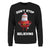 Front - Pop Factory - "Don´t Stop Believing" Pullover für Damen - weihnachtliches Design