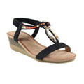 Front - Lunar - Damen Sandalen mit Keilabsatz "Genoa"