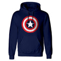 Front - Captain America - Kapuzenpullover für Herren/Damen Unisex