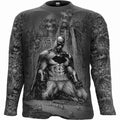 Front - Batman - "Vengeance Wrap" T-Shirt für Herren/Damen Unisex Langärmlig