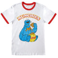 Front - Sesame Street - "Munchies" T-Shirt für Herren/Damen Unisex