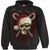 Front - Spiral Direct - "Candy Cane Santa" Kapuzenpullover für Herren/Damen Unisex