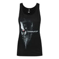 Front - Terminator Damen Top mit Genisys-Logo