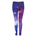 Front - Star Wars Damen Leggings mit kosmischem Design