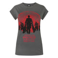 Front - Star Wars Damen Rogue One Folien T-Shirt