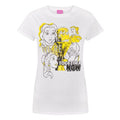 Front - Disney Damen Beauty And The Beast T-Shirt Together, mit Belle-Motiv