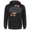 Front - Star Wars Herren The Last Jedi Badges Kapuzenpullover