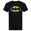 Front - Batman offizielles Herren Distressed Emblem T-Shirt