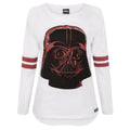 Front - Star Wars Damen Langarmtop mit Darth-Vader-Motiv