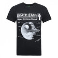 Front - Star Wars offizielles Herren Haynes Manual Death Star T-Shirt