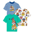 Front - Paw Patrol - T-Shirt für Kinder (3er-Pack)