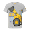 Front - JCB - "Live 2 Dig" T-Shirt für Kinder kurzärmlig