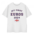 Front - Show Me The Merch - "My First Euros 2024" T-Shirt für Kinder