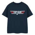 Front - Top Gun - "Mini Me" T-Shirt für Jungen kurzärmlig