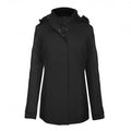 Front - Kariban Damen Parka Jacke mit Kapuze