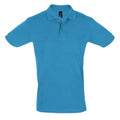 Front - SOLS Mens Perfect Pique Polo-Shirt, Kurzarm