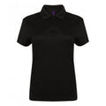 Front - Henbury Damen Stretch-Poloshirt, kurzärmlig