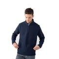 Front - Henbury Herren Zip  Mikro Fleece Top