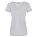 Front - Fruit of the Loom - T-Shirt V-Ausschnitt für Damen