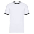 Front - Fruit of the Loom - T-Shirt Ringer-Stil für Herren