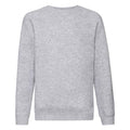 Front - Fruit of the Loom - "Premium" Sweatshirt für Kinder  Raglanärmel