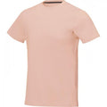 blasses Pink - Front - Elevate Herren T-Shirt Nanaimo, kurzärmlig