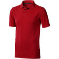 Front - Elevate Herren Poloshirt Calgary, kurzärmlig