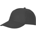 Grau - Front - Bullet Feniks Baseballkappe mit 5 Paneelen