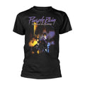 Front - Prince - "Purple Rain" T-Shirt für Herren/Damen Unisex