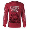 Front - Cannibal Corpse - "Pile Of Skulls 2018" T-Shirt für Herren/Damen Unisex  Langärmlig