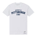 Front - University Of Pittsburgh - "1787" T-Shirt Rundhalsausschnitt für Herren/Damen Unisex